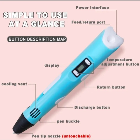 3d printing pen with coils color camo - Picture 2 of 3